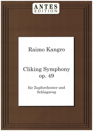 Cliking Symphony op.49 fr Zupforchester und Schlagzeug Partitur