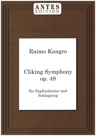 Cliking Symphony op.49 fr Zupforchester und Schlagzeug Partitur