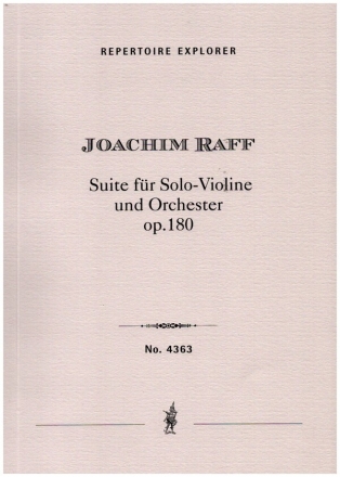 Suite op.180 fr Solo-Violine und Orchester Partitur