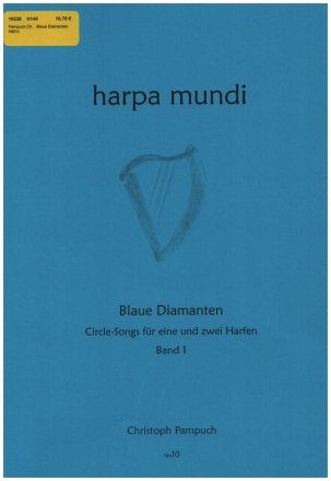 Blaue Diamanten - Circle Songs Band Band 1 fr 1-2 Harfen Spielpartitur