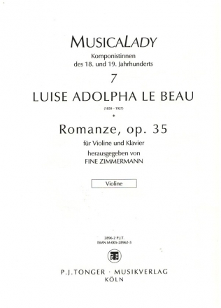 Romanze op.35 fr Violine und Klavier Violine