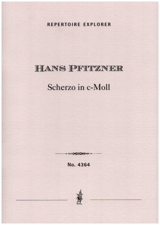 Scherzo c-Moll fr Orchester Partitur