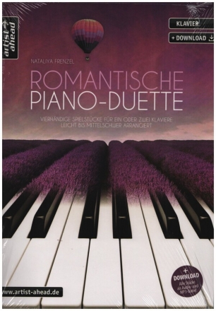 Romantische Piano-Duette (+Online Audio) fr 1-2 Klaviere