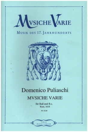 Musiche varie f�r Bass und bc Partitur und Stimmen