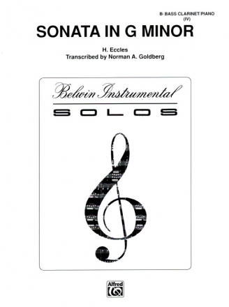 Sonata in G Minor for bass clarinet and piano