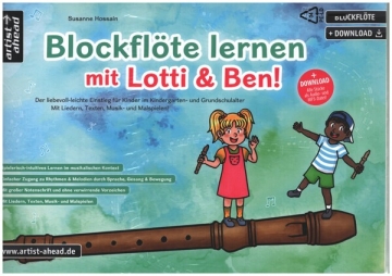 Blockflte lernen mit Lotti & Ben! Band 1 (+Online Audio) fr Sopranblockflte