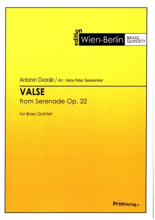 Valse from Serenade op.22 for 2 trumpets, horn, trombone and tuba score and parts
