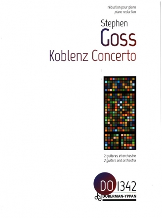 Koblenz Concerto pour 2 guitares et piano partition et 2 parties