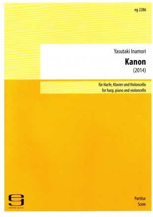 Kanon fr Harfe, Klavier und Violoncello Partitur und Stimmen