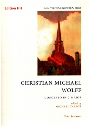 Concerto in C-major for flute and keyboard score