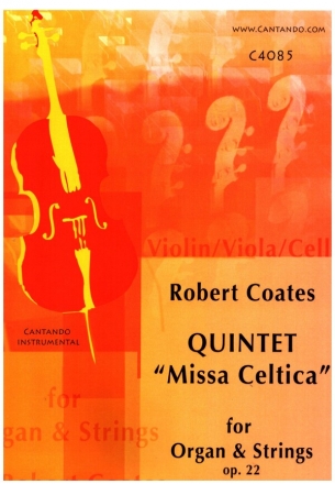 Missa Celtica op.22 for organ and strings score