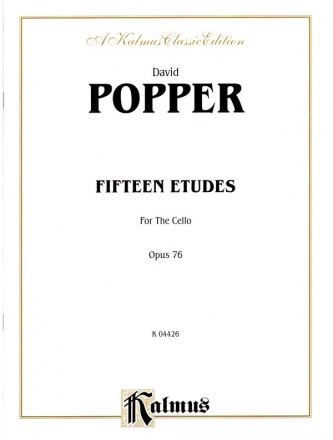 15 Etudes op.76 for cello