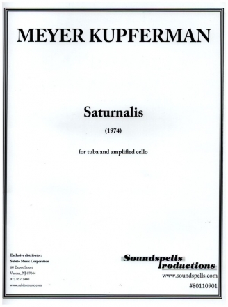 Saturnalis for tuba and amplified cello score