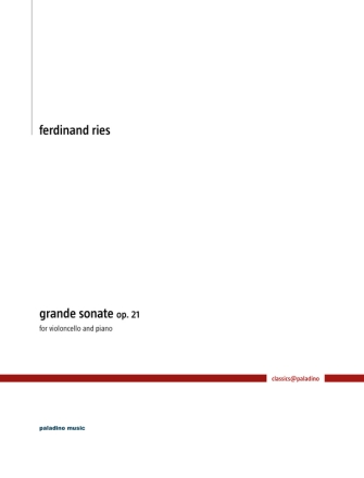 Grande sonate op.21 for violoncello and piano
