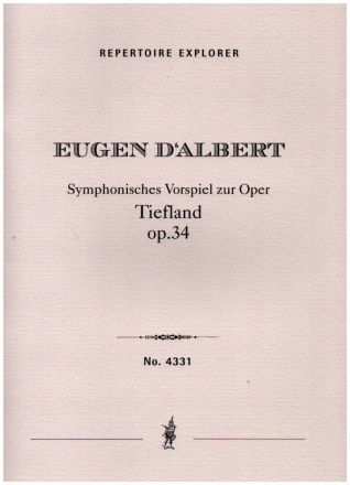 Symphonisches Vorspiel zur Oper Tiefland op.34 fr Orchester Partitur