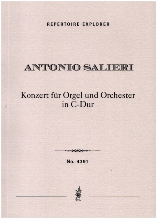 Konzert C-Dur fr Orgel und Orchester Partitur