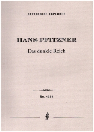 Das dunkle Reich op.38 fr Soli, gem Chor, Orgel und Orchester Partitur