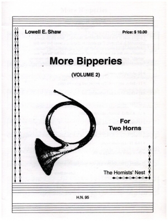 More Bipperies vol.2 for 2 horns score