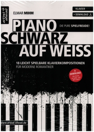 Piano schwarz auf wei (+Online Audio) fr Klavier