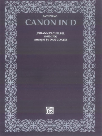 EP9607  J.Pachelbel, Canon in D for piano
