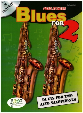 Blues for 2 (+CD) for 2 alto saxophones score