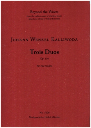 3 Duos op.116 fr 2 Violinen Stimmen