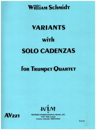 Variants with Solo Cadenzas for 4 trumpets score and parts