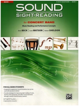 Sound sight reading vol.1 for concert band alto saxophone 1