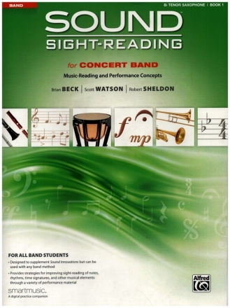Sound sight reading vol.1 for concert band tenor saxophone