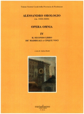 Il secondo libri di madrigali a cinque voci per 5 voci a cappella partitura