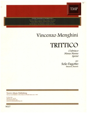 Trittico per solo fagotto (bassoon)