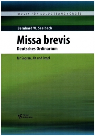 Missa brevis fr Sopran, Alt und Orgel Partitur