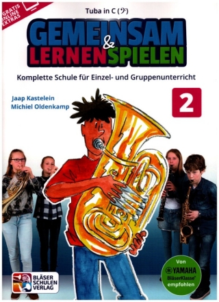 Gemeinsam lernen & spielen Band 2 (+Online Audio) fr Blasorchester (Blserklasse) Tuba in C