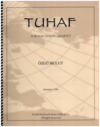 Tuhaf for percussion quartet score and parts