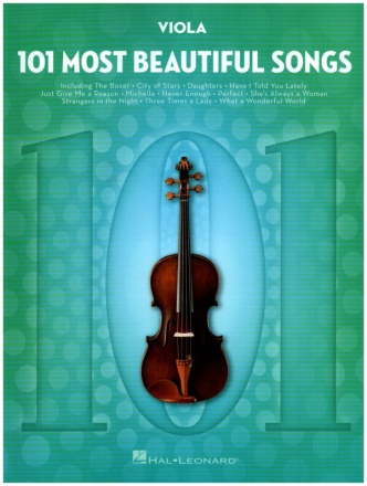 101 Most Beautiful Songs for viola