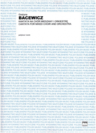 Akropolis - Cantata for mixed chorus and orchestra score
