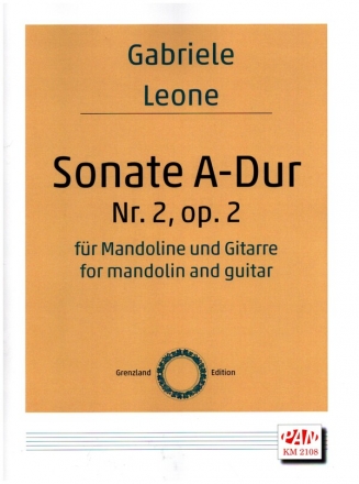 Sonata Nr.2 op.2 fr Mandoline und Gitarre Spielpartitur und Stimme