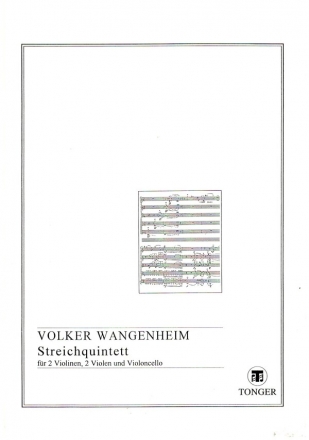 Streichquintett fr 2 Violinen, 2 Violen und Violoncello Partitur