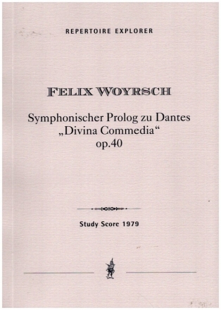 Symphonischer Prolog zu Dantes 'Divina Commedia' op.40 fr Orchester Studienpartitur