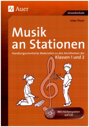 Musik an Stationen 1/2  (+CD)