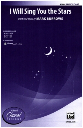 I will sing you the Stars for female chorus and piano score