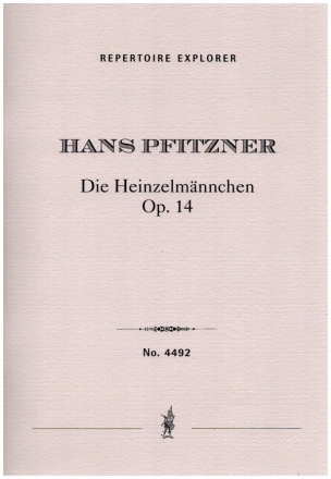 Die Heinzelmnnchen op.14 fr Bass und groes Orchester Studienpartitur