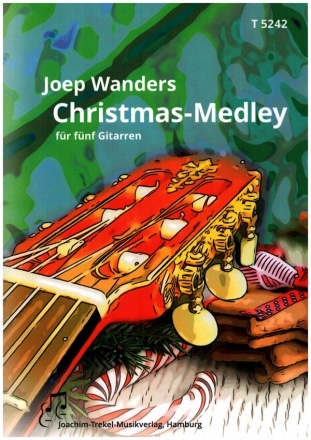 Christmas Medley fr 5 Gitarren Partitur und Stimmen