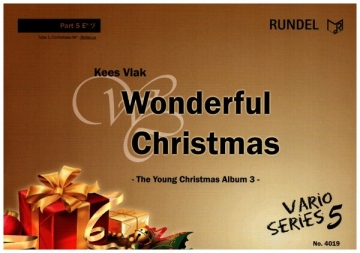 Wonderful Christmas fr 5 Blser (Ensemble) 5. Stimme in Es Baschlssel (BeNeLux) (Tuba, Contrebasse Mib)
