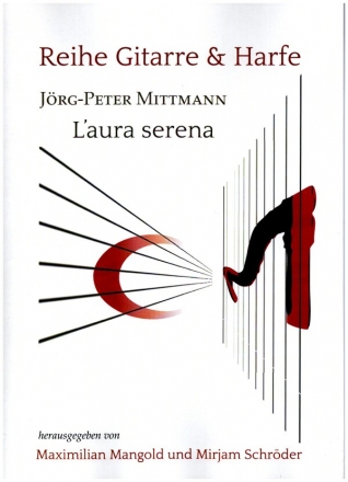 L'aura serena fr Gitarre und Harfe Partitur und Stimmen