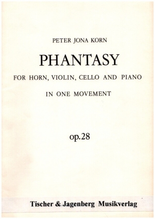Phantasy in one Movement op.28 for horn, volin, cello and piano score and parts