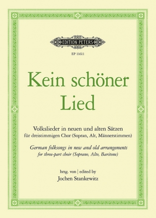Kein schner Lied fr dreistimmig gem Chor (SABar) Partitur