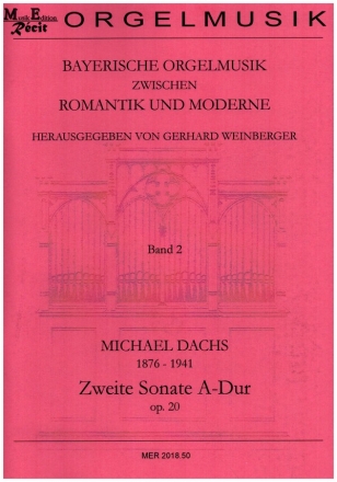 Zweite Sonate A-Dur op.20 fr Orgel