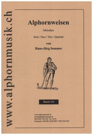 Alphornweisen Band 1b für Alphorn