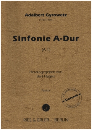 Sinfonie A-Dur fr 2 Oboen, 2 Hrner, 2 Violinen, Viola und Violoncello (Basso) Partitur